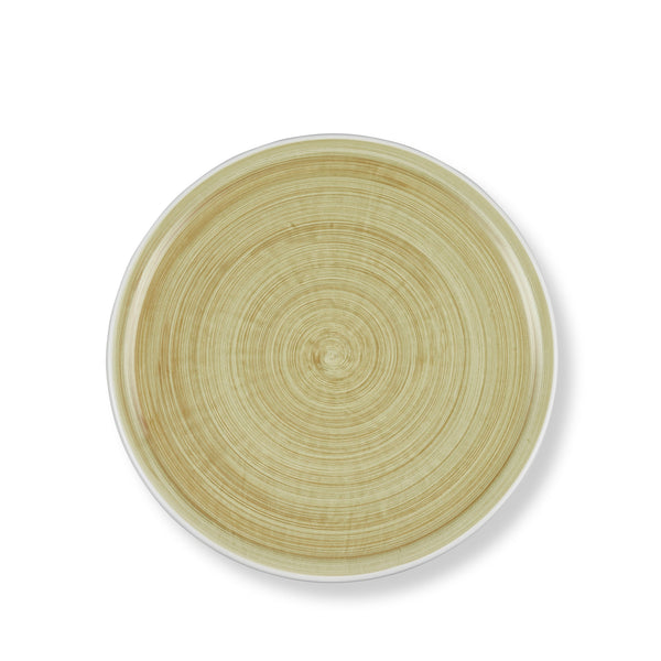 Summerill & Bishop S&B 'Brushed' Ceramic Dinner Plate In Season Green 30cm
