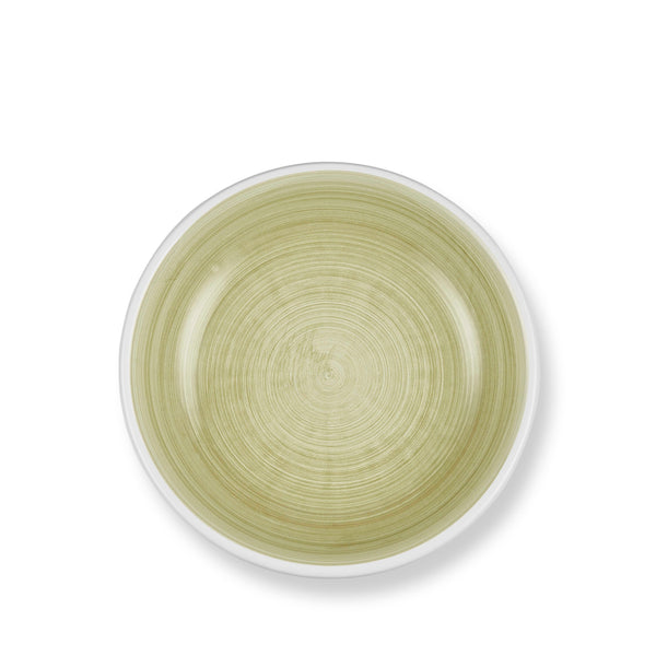 Summerill & Bishop S&B 'Brushed' Ceramic Pasta Bowl In Season Green 22cm