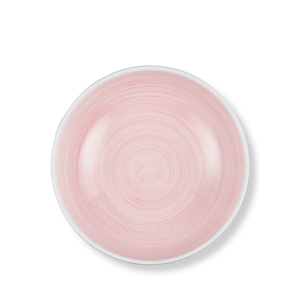 Summerill & Bishop S&B 'Brushed' Ceramic Serving Bowl In Pastel Pink 30cm