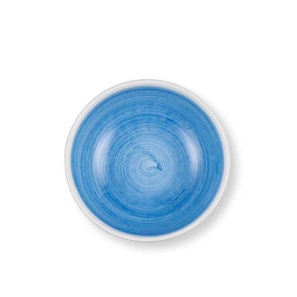 Summerill & Bishop S&B 'Brushed' Ceramic Soup Bowl In Light Blue 16cm