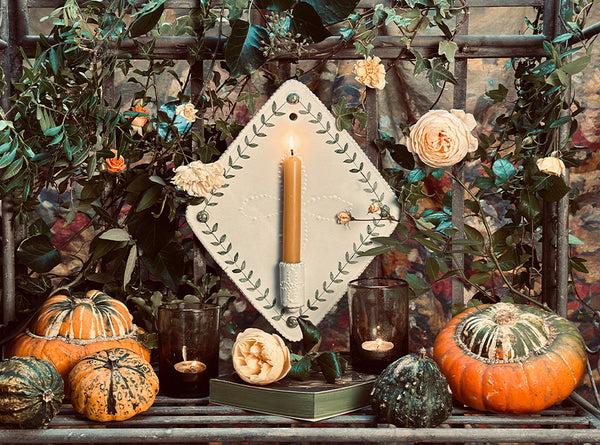 Summerill & Bishop S&B Set Of 2 Straight Candles In Yellow 25cm