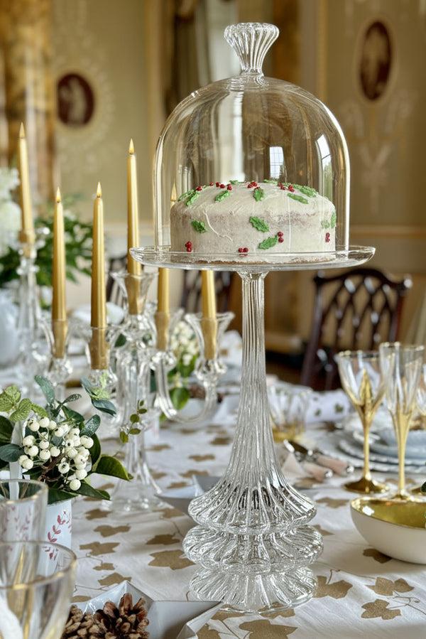 Summerill & Bishop S&B Set Of 2 Tapered Candles In Gold 25cm