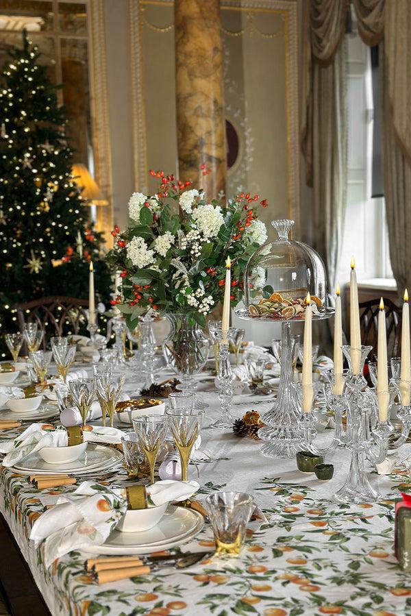 Summerill & Bishop S&B Set Of 2 Tapered Candles In Ivory 25cm