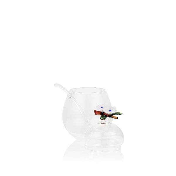 Summerill & Bishop S&B X Casarialto 'Blossom' Handblown Glass Sugar Bowl & Spoon