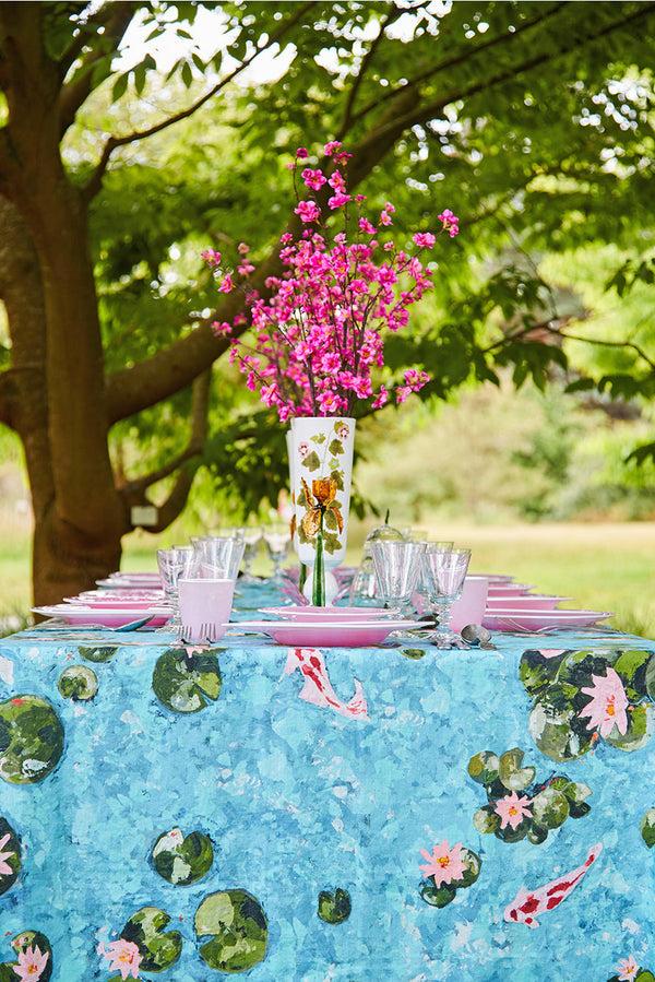 Summerill & Bishop S&B X Casarialto: Handblown Murano Lotus Flower Candle Holder In Pink 16cm