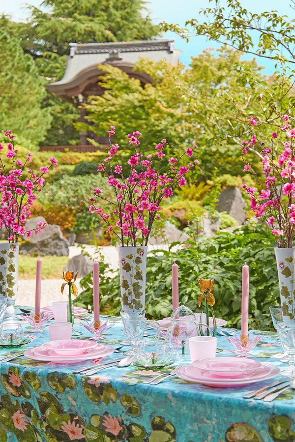 Summerill & Bishop S&B X Casarialto: Handblown Murano Waterlily Tea Cup & Saucer 15cm