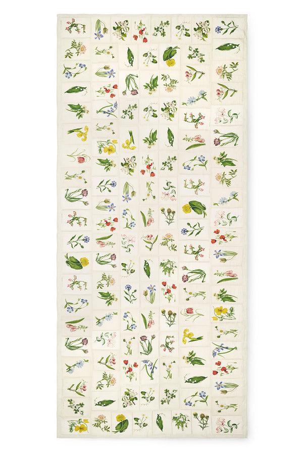 summerill & bishop S&B x John Derian 'Botanical Tiles' Linen Tablecloth