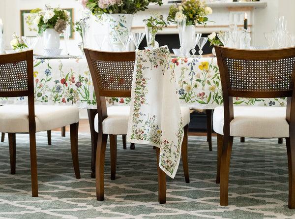 Summerill & Bishop S&B X John Derian 'Botanical Wildflower' Linen Napkin 50x50cm