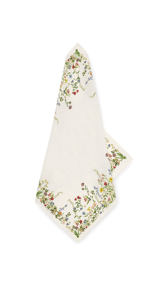 summerill & bishop S&B x John Derian 'Botanical Wildflower' Linen Napkin 50x50cm