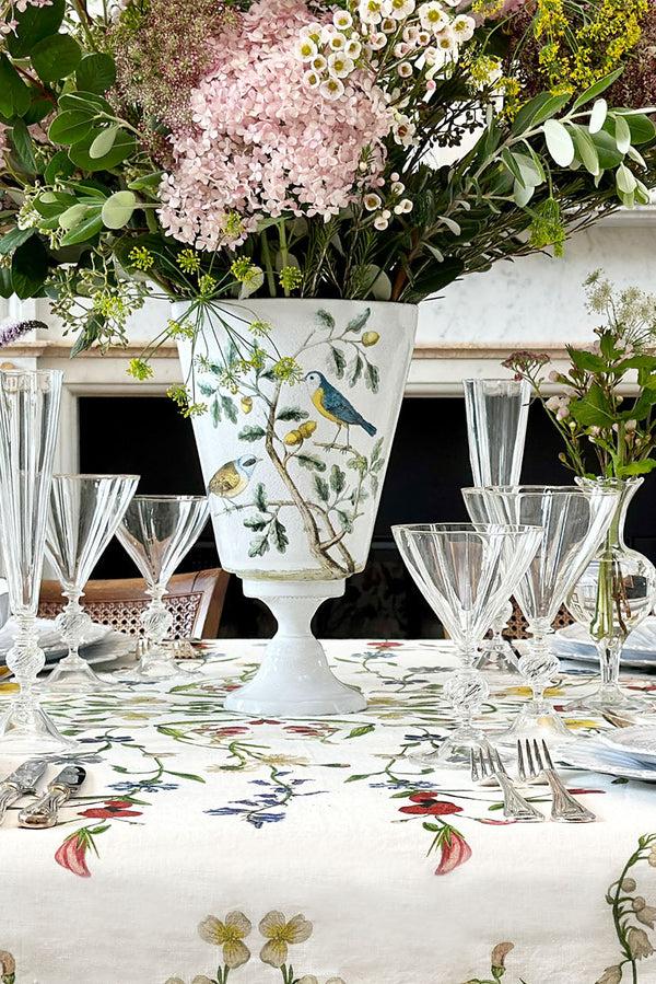 Summerill & Bishop S&B X John Derian 'Botanical Wildflower' Linen Tablecloth