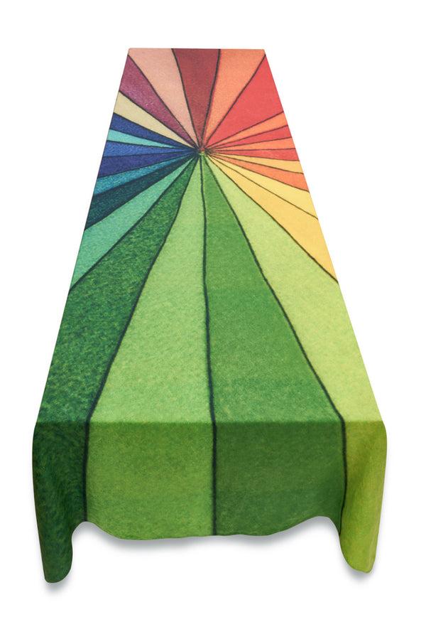 Summerill & Bishop S&B X John Derian 'Colour Wheel' Linen Tablecloth