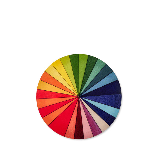 summerill & bishop S&B x John Derian 'Colour Wheel' Round Cork-Backed Placemat 34cm