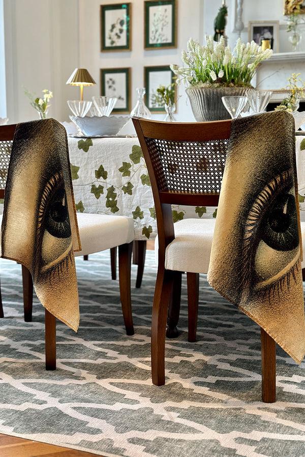 Summerill & Bishop S&B X John Derian 'Eye' Linen Napkin 50x50cm