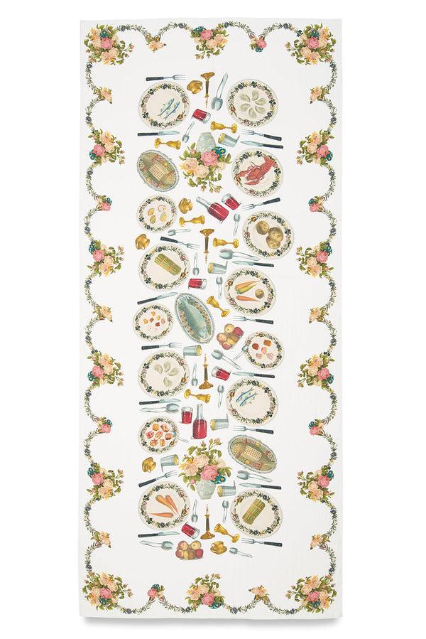 summerill & bishop S&B x John Derian 'Feast' Linen Tablecloth