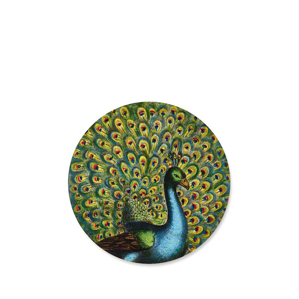 summerill & bishop S&B x John Derian 'Peacock' Round Cork-Backed Placemat 34cm