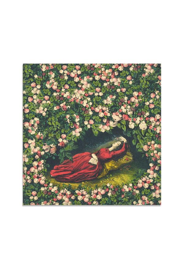 Summerill & Bishop S&B X John Derian 'Sleeping Beauty' Linen Napkin 50x50cm