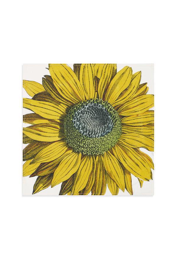 Summerill & Bishop S&B X John Derian 'Sunflower' Linen Napkin 50x50cm