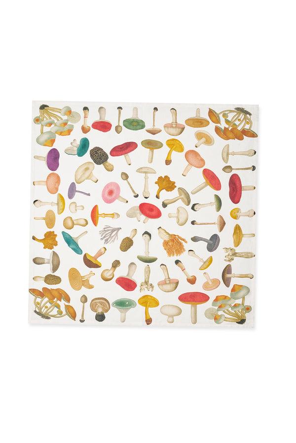 Summerill & Bishop S&B X John Derian White 'Fungi' Linen Napkin
