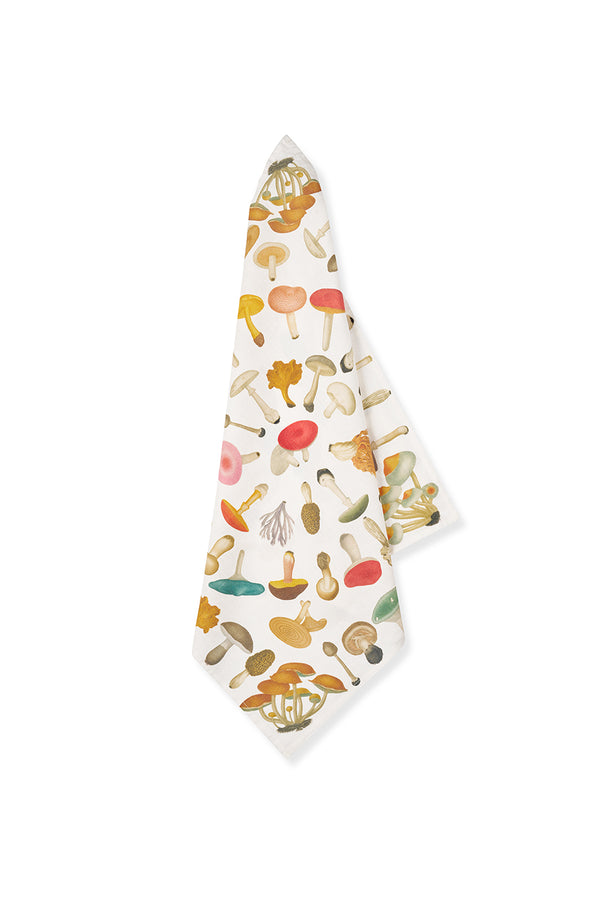 summerill & bishop S&B x John Derian White 'Fungi' Linen Napkin