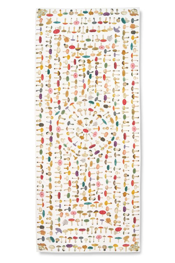 summerill & bishop S&B x John Derian White 'Fungi' Linen Tablecloth