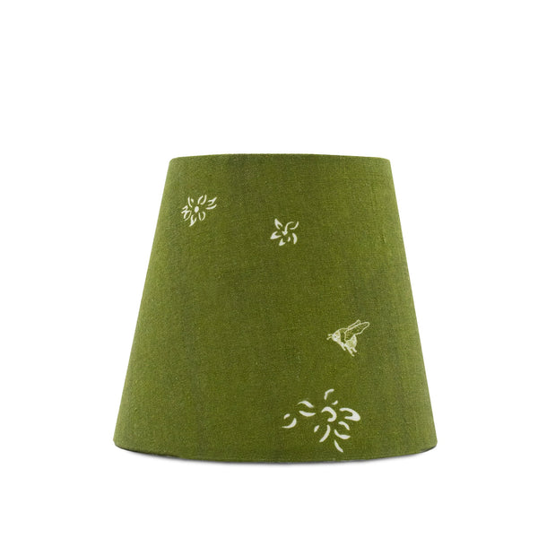 summerill & bishop 'S&Bee Falling Flower' Linen French Drum Lampshade 13cm