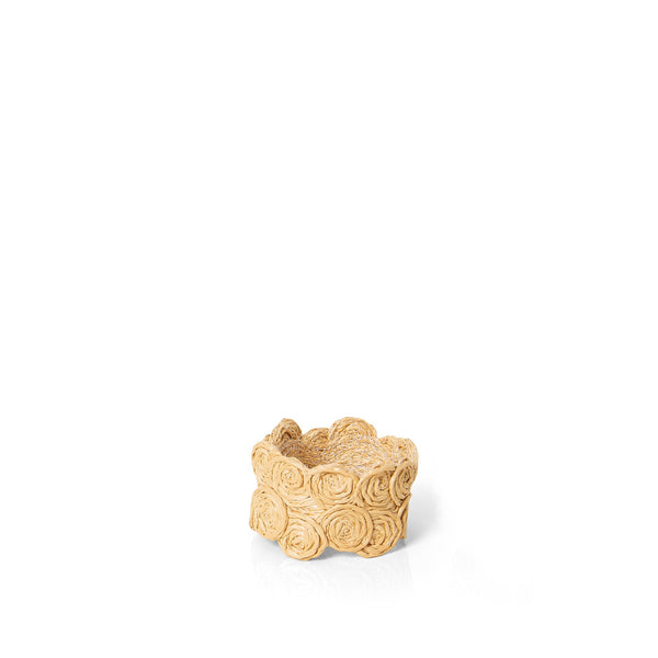 summerill & bishop 'Samira' Handwoven Straw Effect Napkin Ring