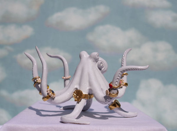 Summerill & Bishop Serena Carone Octopus Ring Holder By Astier De Villatte