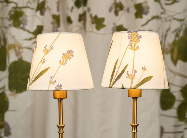 Summerill & Bishop Set Of 2 'Lavender' French Drum Lampshade 13cm