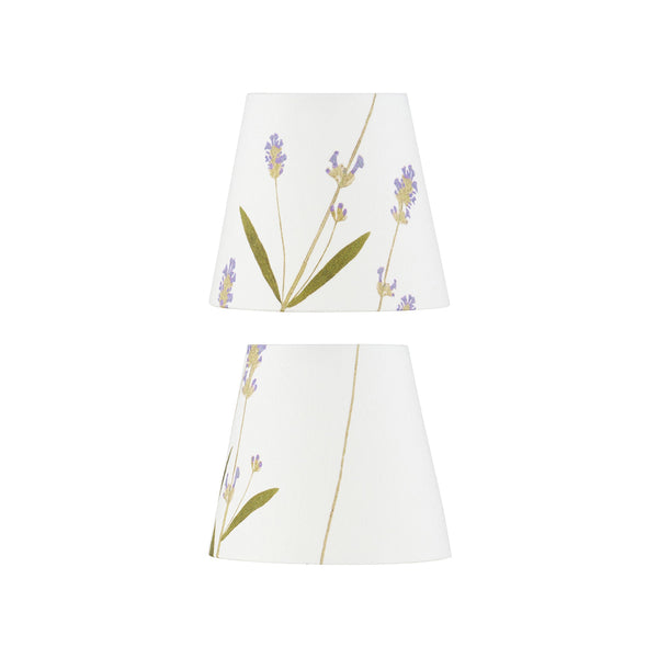 summerill & bishop Set of 2 'Lavender' French Drum Lampshade 13cm