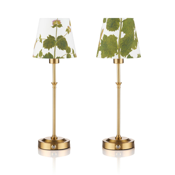 Summerill & Bishop Set Of 2 'Mint' French Drum Lampshade 13cm