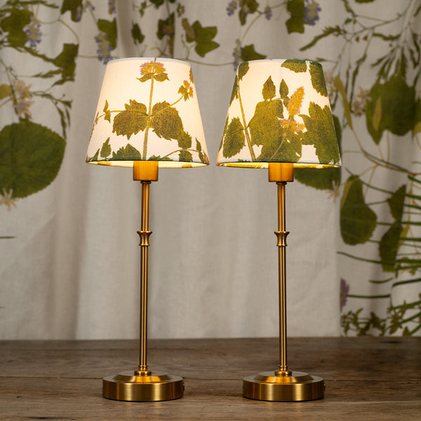 Summerill & Bishop Set Of 2 'Mint' French Drum Lampshade 13cm