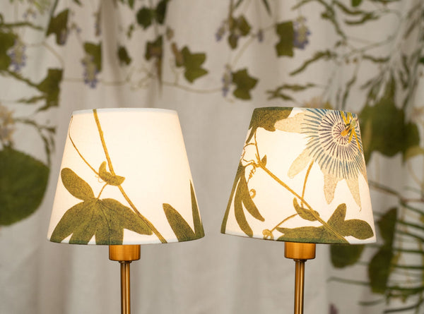 Summerill & Bishop Set Of 2 'Passiflora' French Drum Lampshade 13cm