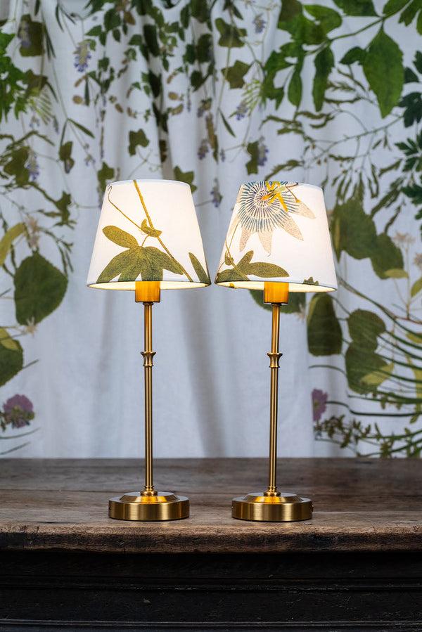 Summerill & Bishop Set Of 2 'Passiflora' French Drum Lampshade 13cm