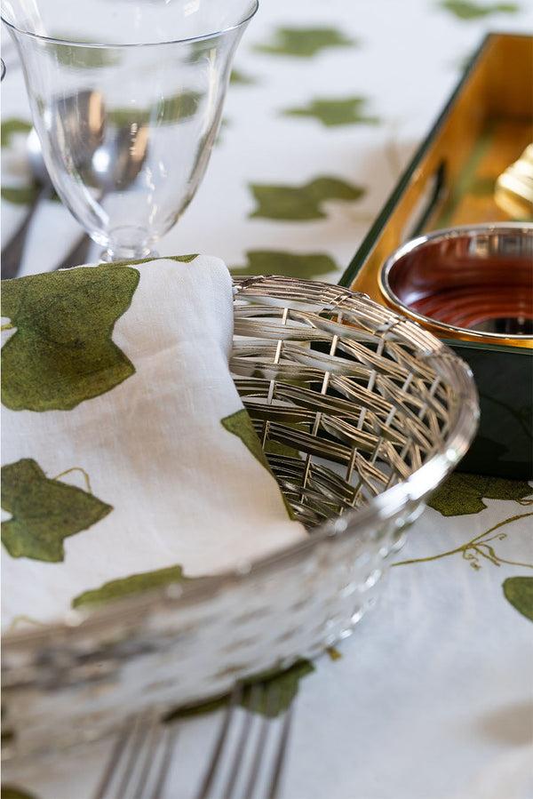 Summerill & Bishop Silver Plated Braided Bread Basket 30.5cm