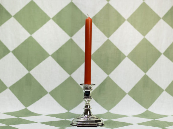 Summerill & Bishop Silver Plated Octagonal Candle Holder 13cm