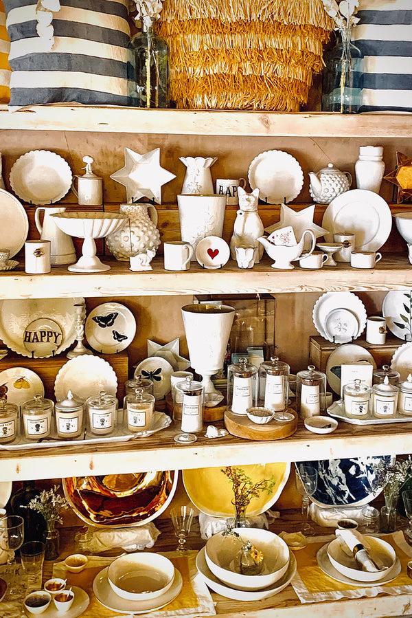 Summerill & Bishop Small Dauphins Dish On Stand By Astier De Villatte 11cm