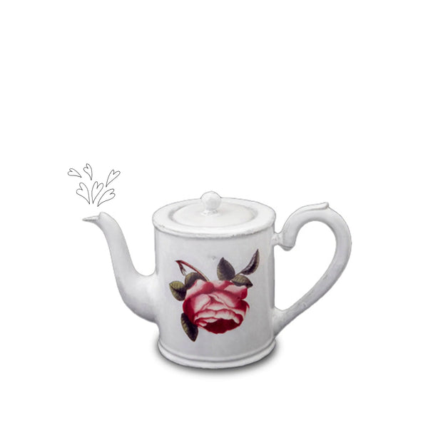 Summerill & Bishop Small Rosa Centilolia Teapot By Astier De Villatte