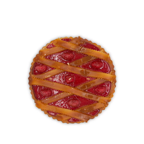 Summerill & Bishop Strawberry Fruit Tart Decorative Candle 24cm