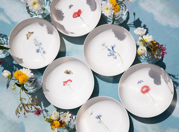 Summerill & Bishop Bloom Cosmos Soup Plate 20cm