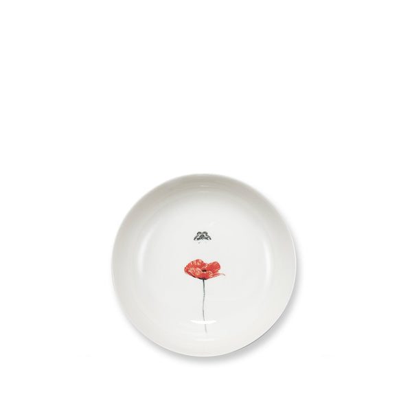 summerill & bishop Bloom Poppy Soup Plate 20cm