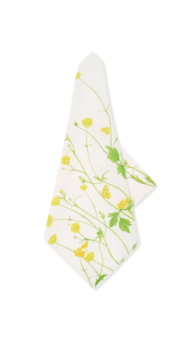 summerill & bishop 'Buttercup' Linen Napkin 50x50cm