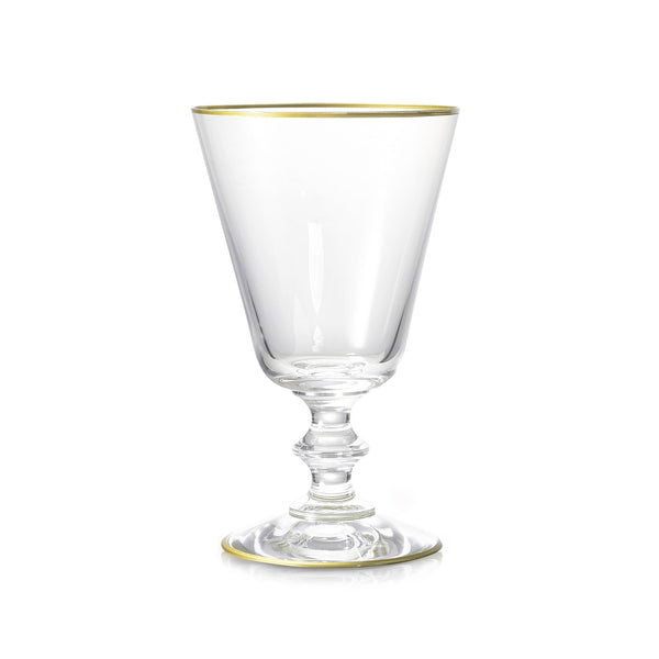 summerill & bishop Summerill & Bishop Classic Red Wine Glass With Gold Rim 24cl