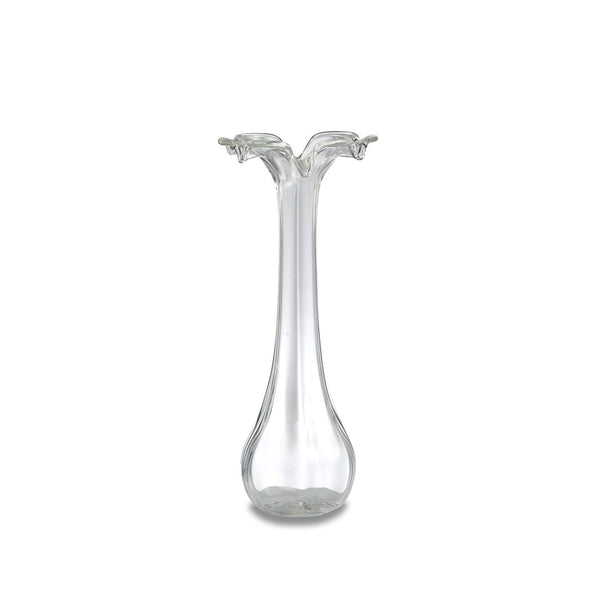 summerill & bishop Clear Glass Vase Large 24cm