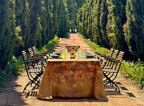 Summerill & Bishop 'Fleurs Des Prés' Linen Tablecloth