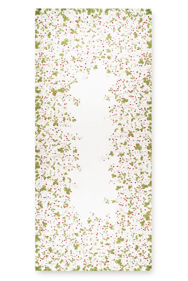 summerill & bishop 'Fraises des Bois' Linen Tablecloth