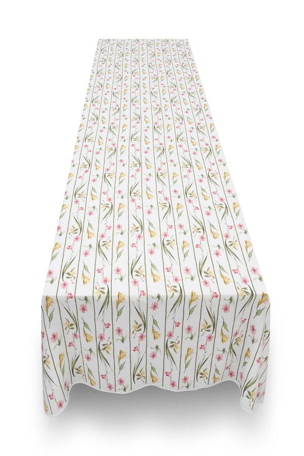 Summerill & Bishop 'Gladioli' Linen Tablecloth