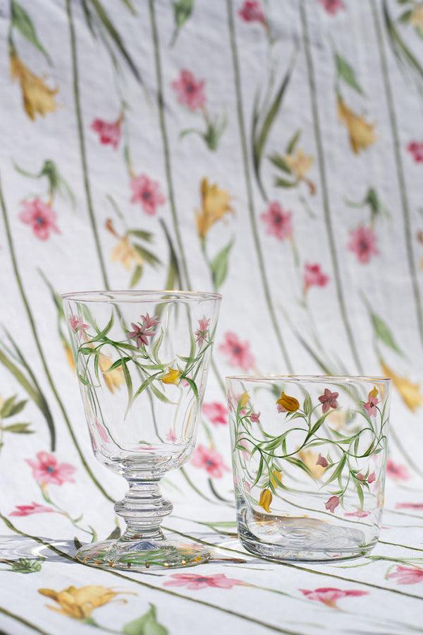 Summerill & Bishop 'Gladioli' Water Glass