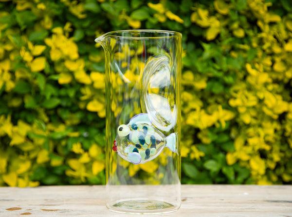 Summerill & Bishop Handblown Dot Fish Carafe 24.5cm
