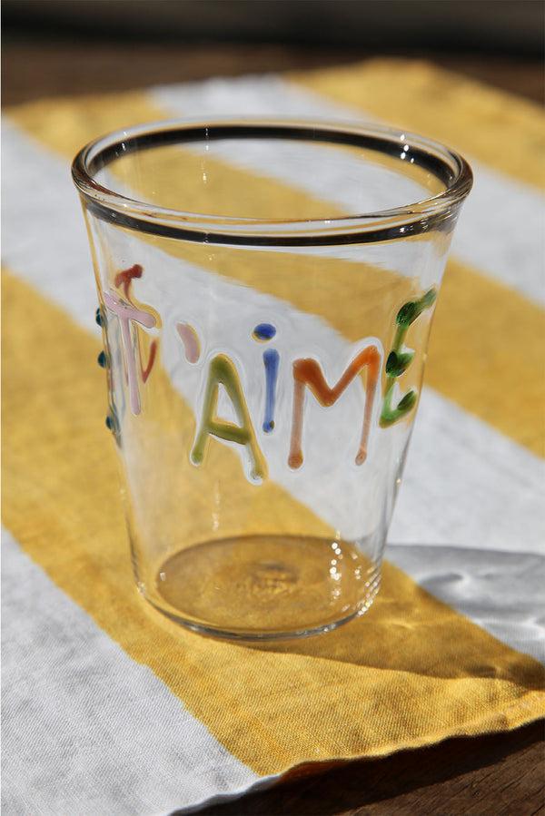 Summerill & Bishop Handblown Glass Amour Tumbler