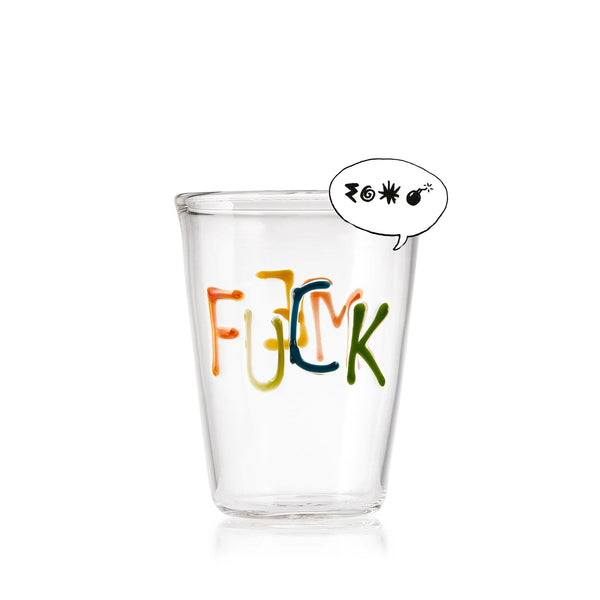 Summerill & Bishop Handblown Glass Fuck Me Tumbler